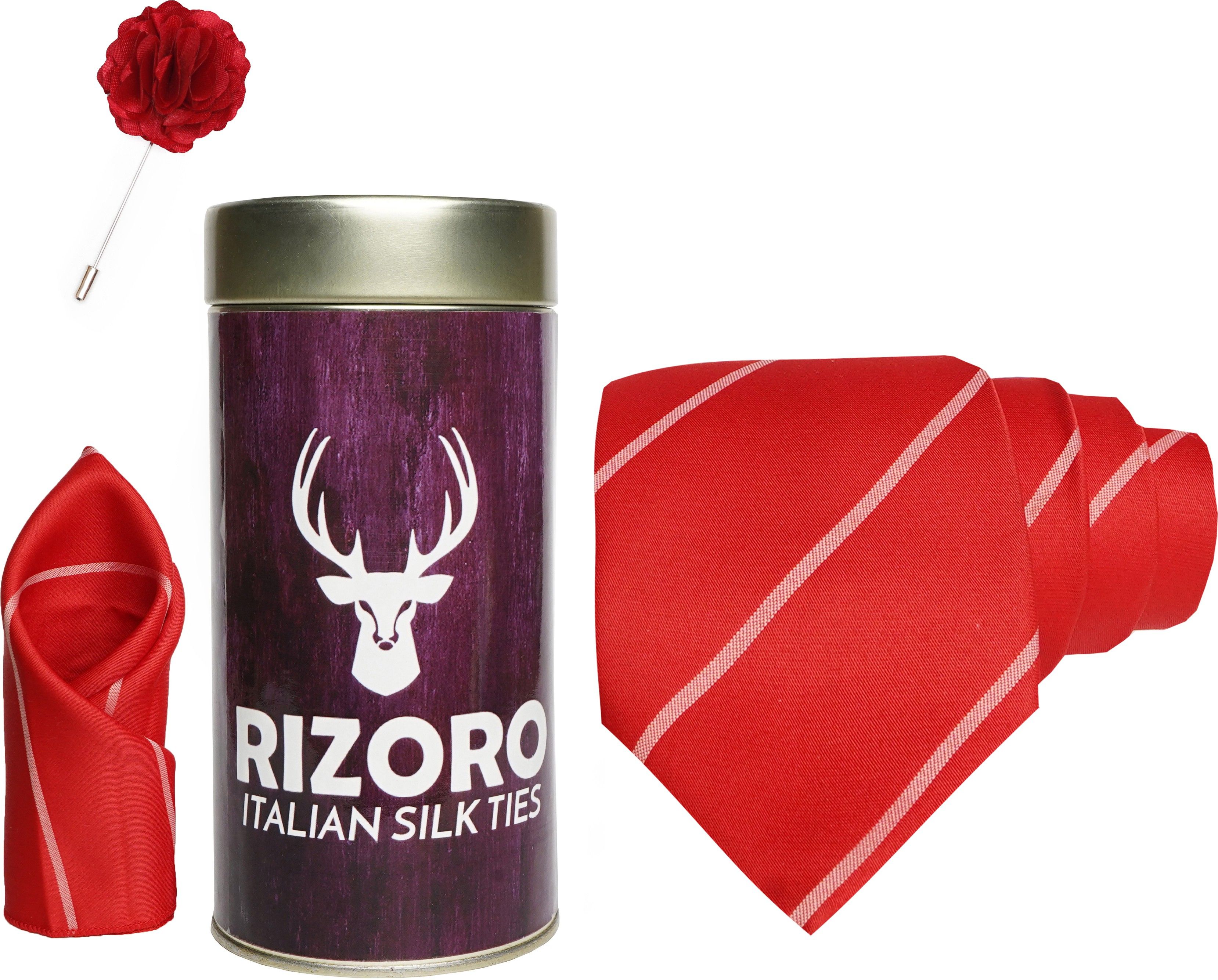 RIZORO Satin Cufflink & Tie Pin Set-picture-18