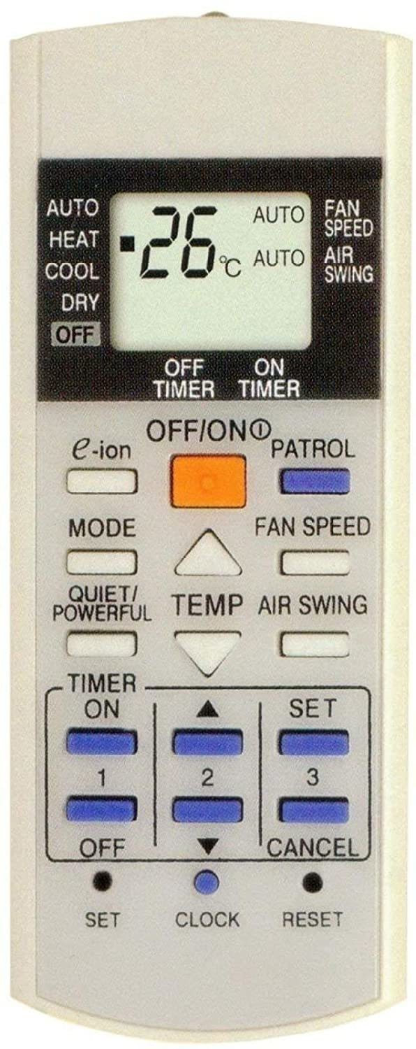 hybite Compatible AC Remote for AC Remote Compatible AC Remote for PANASONIC Universal AC AC139 by KT (Exactly Same Remote Will Only Work) PANASONIC AC Remote Controller image 1