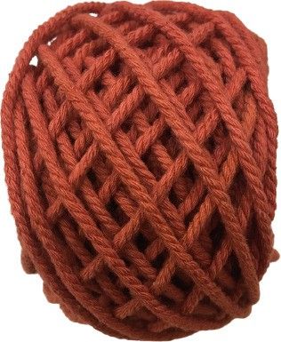 2MM Saffron Color Twisted Cotton Rope of 50 Meter Saffron-image-3