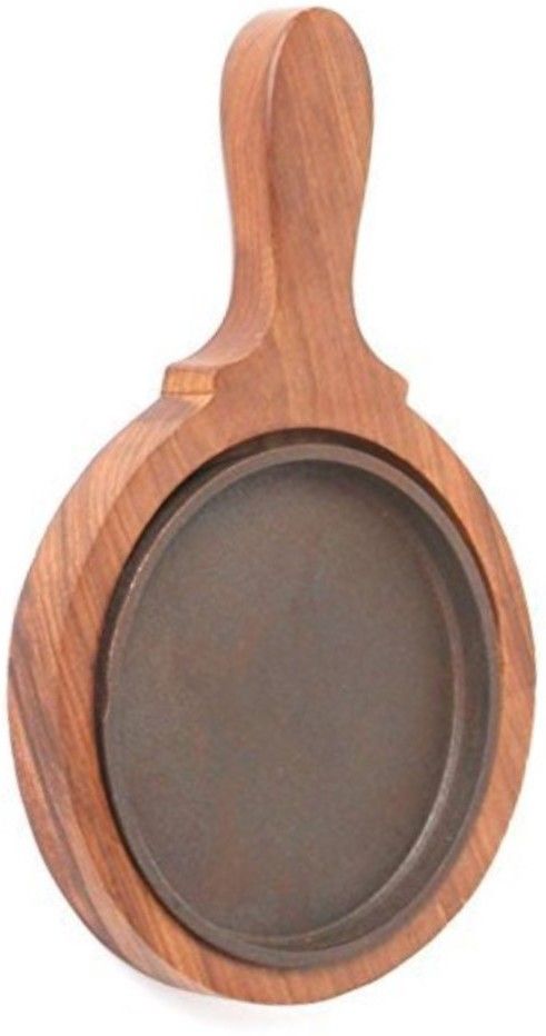 zoldyck Wooden Base 6 inch Brownie Plate Sizzler Tray-picture-16