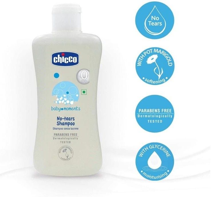 chicco No-Tears Shampoo (200ML) Pack Of 3 (200*3)-picture-25