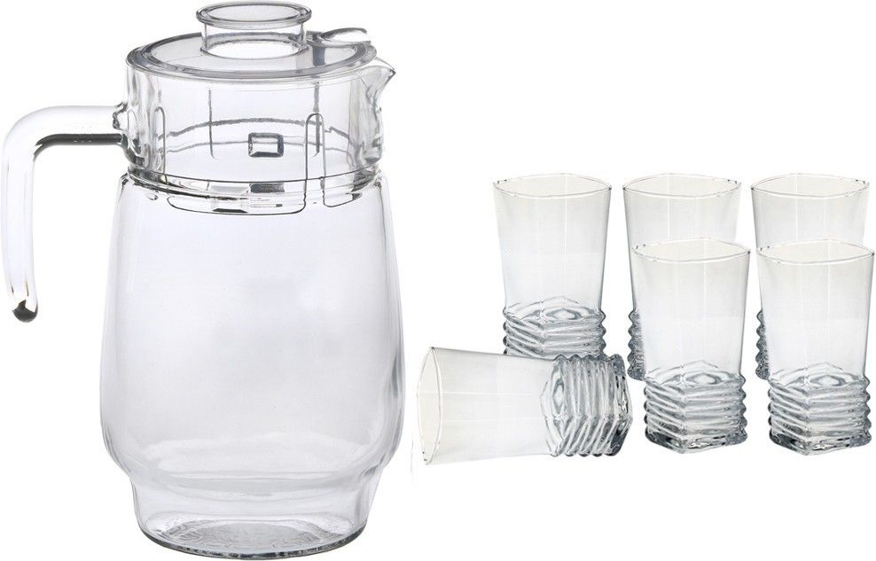 AFAST Combo Of Jug And Glass Lemon Set -A7 Jug Glass Set-image-26