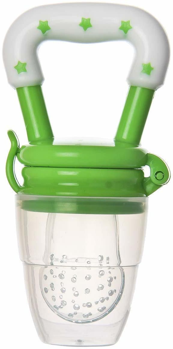 Silicone Fruit Teethers for Babies||Fridge & Dishwasher Safe || 100% BPA-Free Teether Set for Boys & Girls FeederÂ  Feeder