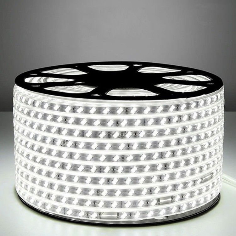 LED Strip Ceiling Cove Strip Rope Light, (15 Mtr.) Double Row (120 LED Per Mtr), Waterproof IP67 & Flexible With Adaptor/Connector, 220v AC, Super Bright Cool WHITE Color Recessed Ceiling Lamp-image-30