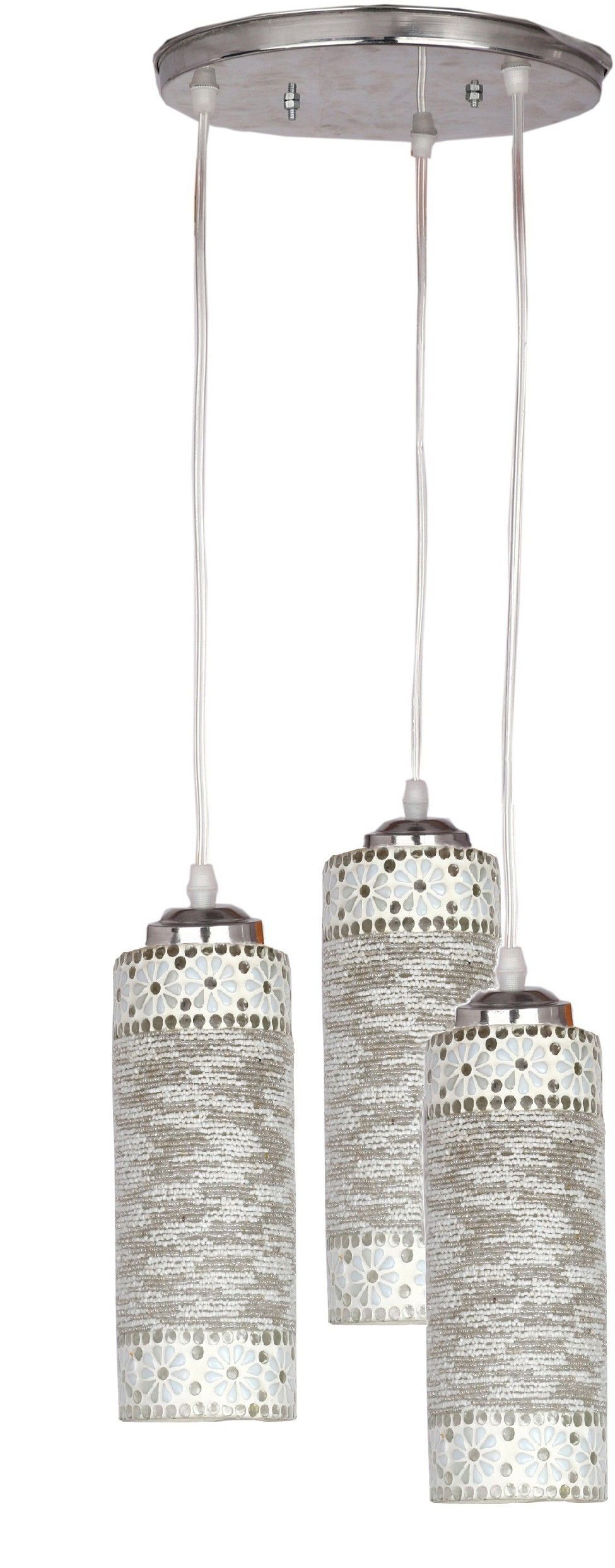 1st time Designer Pendant Hanging Ceiling Lamp With Three Hanging Decorative Glass And All Fitting And Fixture (Bulbe Not Include) No xc19 Pendant Lamp Ceiling Lamp-picture-25