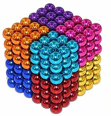 sanchi creation DIY 216 Multi Colored Balls for Home Office Decoration & Stress Relief Magnetic Board Toy for Kids-picture-15