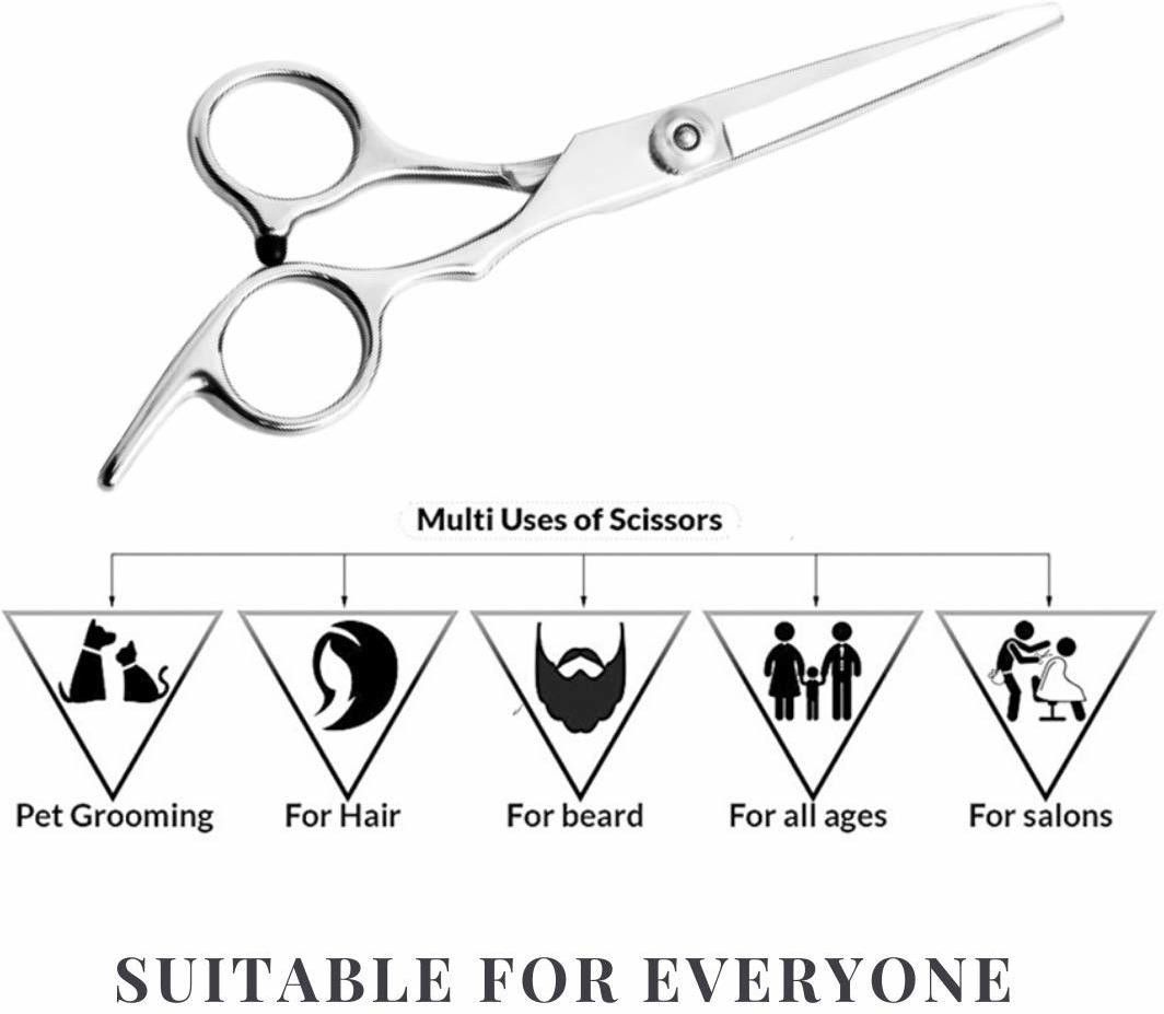 Professional Stainless Steel Hair Cutting Scissors Hair Scissor Hairdressing Scissors-image-22