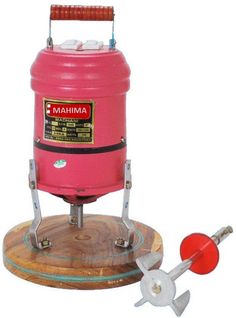 Best COPPER Churning Machine(Madhani) blenders with Heavy Long Rod . 125 W (Power Saver yet powerful), 220-240 , 60 Hz, 1330 RPM, Diameter of Plate 24 cm or 9.5 inches Butter Maker Churn-image-17
