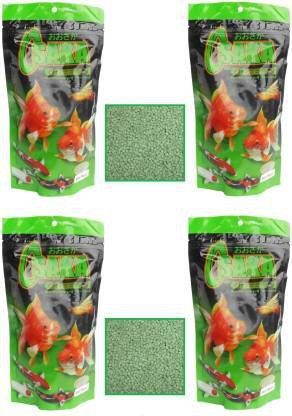 osaka Green (4X200gm) 0.8 kg (4x0.2 kg) Dry Young Fish Food-picture-22