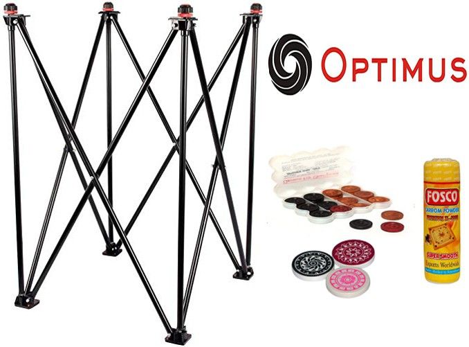 ® Carrom Board Stand(Adjustable)Coins Disco Powder 3 Striker For All Size Carrom Carrom Pawns-image-6