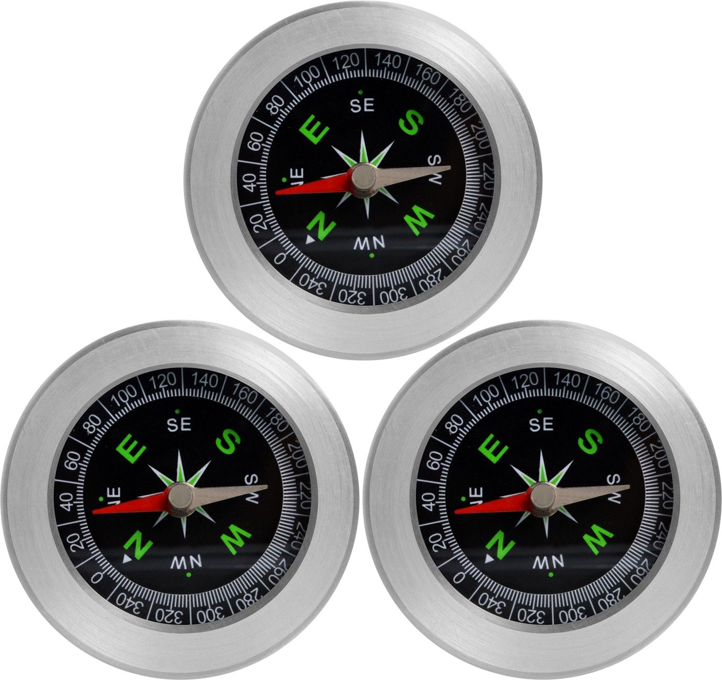 jmall 3 Pieces Big Size Military Magnetic Compass Fengshui Camping Hiking - 39 Compass-picture-22