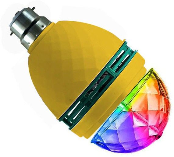 New Collection LED Crystal Rotating Bulb Magic Disco Light Night Lamp for Party/Home Decoration Multi Colour LED Light Disco Ball Set