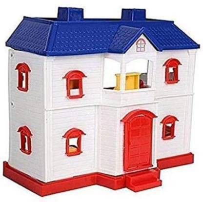 24 Pieces Beautiful Doll House with Master Bedroom, Dining Room, Living Room, Bath Room, Infant Room for kids Multicolor-image-24