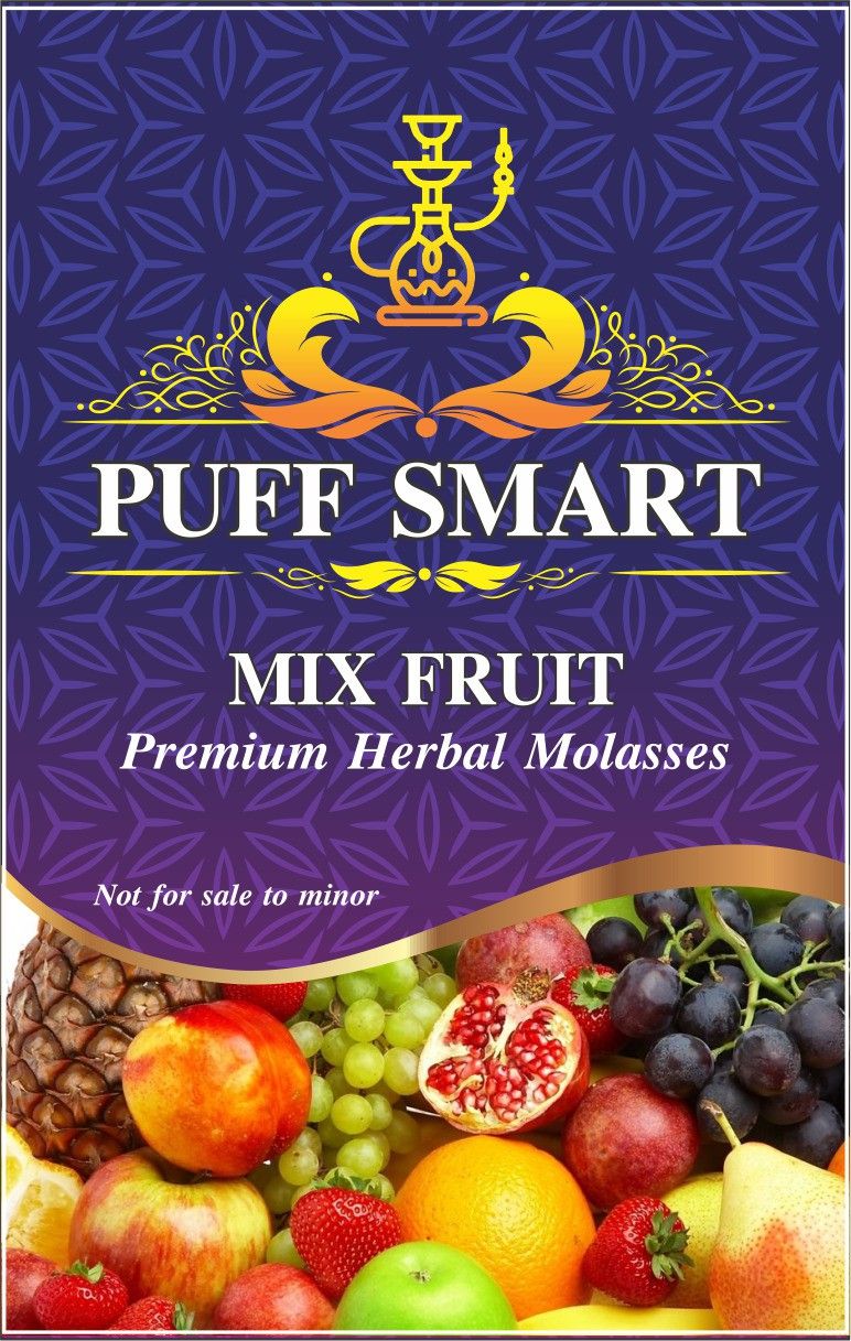 puff smart MIX FRUIT HERBAL HOOKAH MOLASSES (SET OF 10) MIX FRUIT Hookah Flavor-picture-53