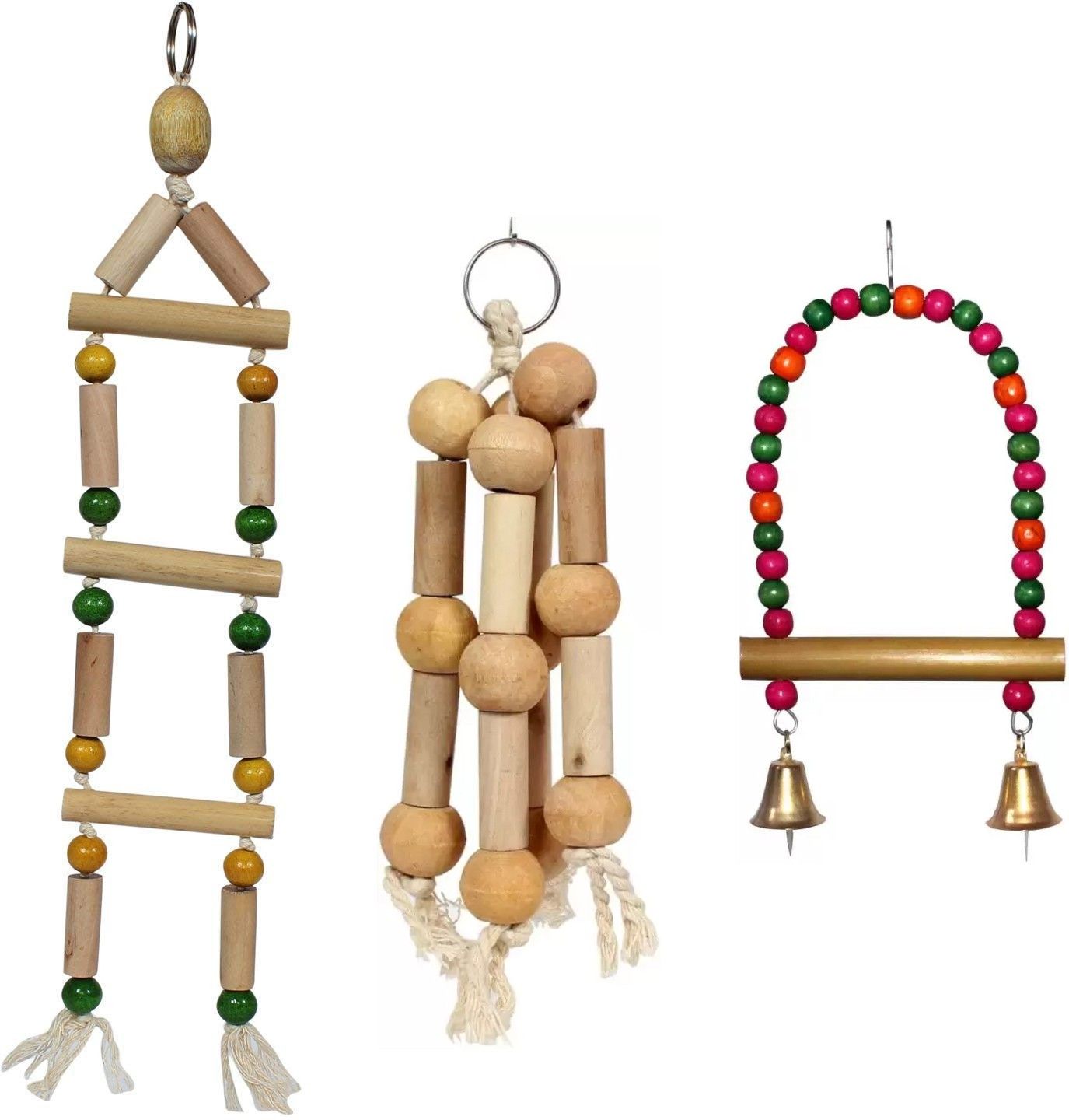 jainsons pet products Wooden Chew Toy, Training Aid For Bird-picture-30
