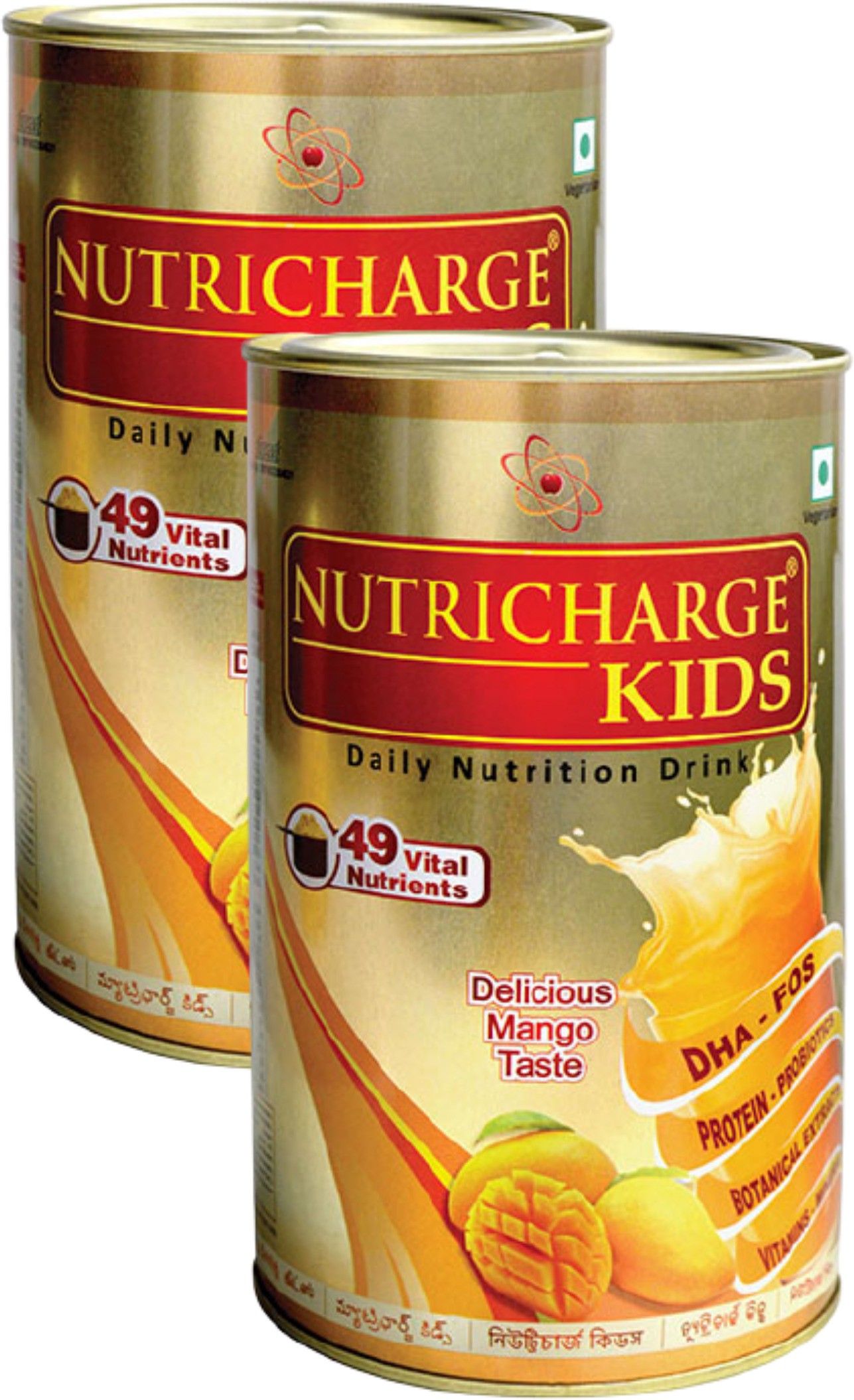 nutricharge Kids_Nutrition_Drink_Protein_Powder_Delicious_Mango_Taste_With_DHA_FOS_Probiotics Nutrition Drink-picture-13
