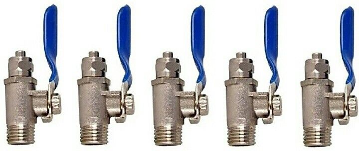 RO Inlet Valve 1/4" ( Brass ) for Domestic RO Water Purifier Hose Connector-image-24