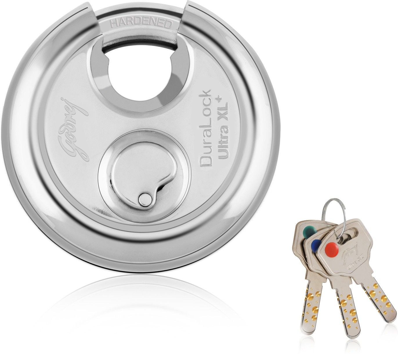 Dura - 3 Keys (90 mm) Padlock