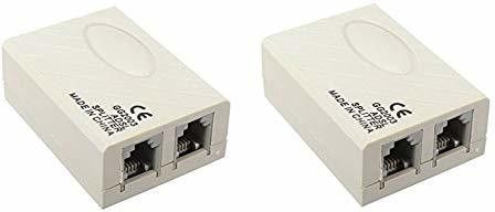 LipiWorld TV-out Cable ADSL VDSL APDT Splitter for Landline Telephone and Broadband Modem Box Internet Phone Filter Splitter (2 PCS)-image-25