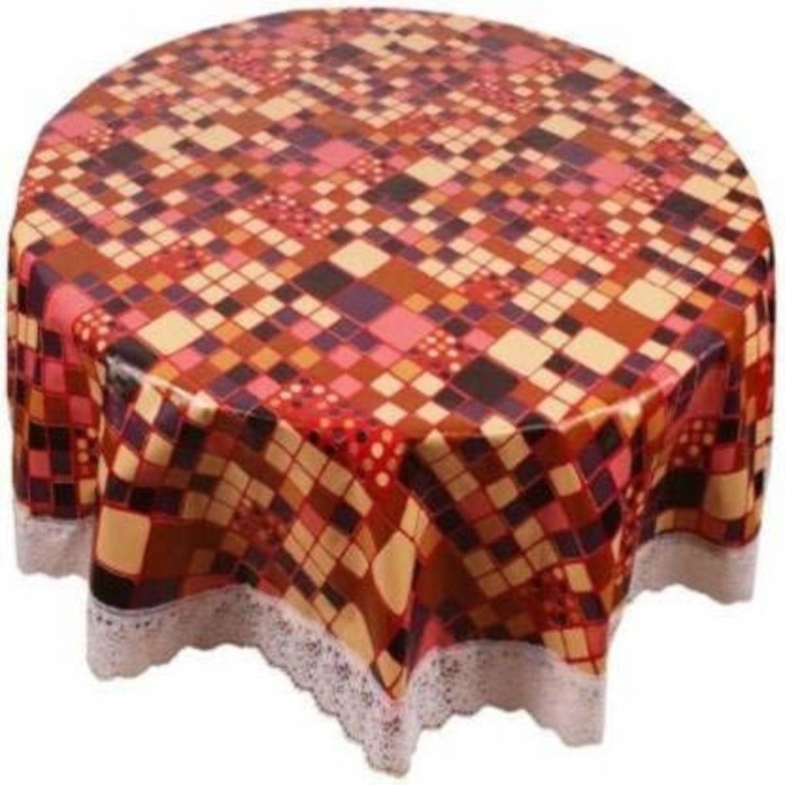 Polyester 4 Seater Printed Table Cover-image-46