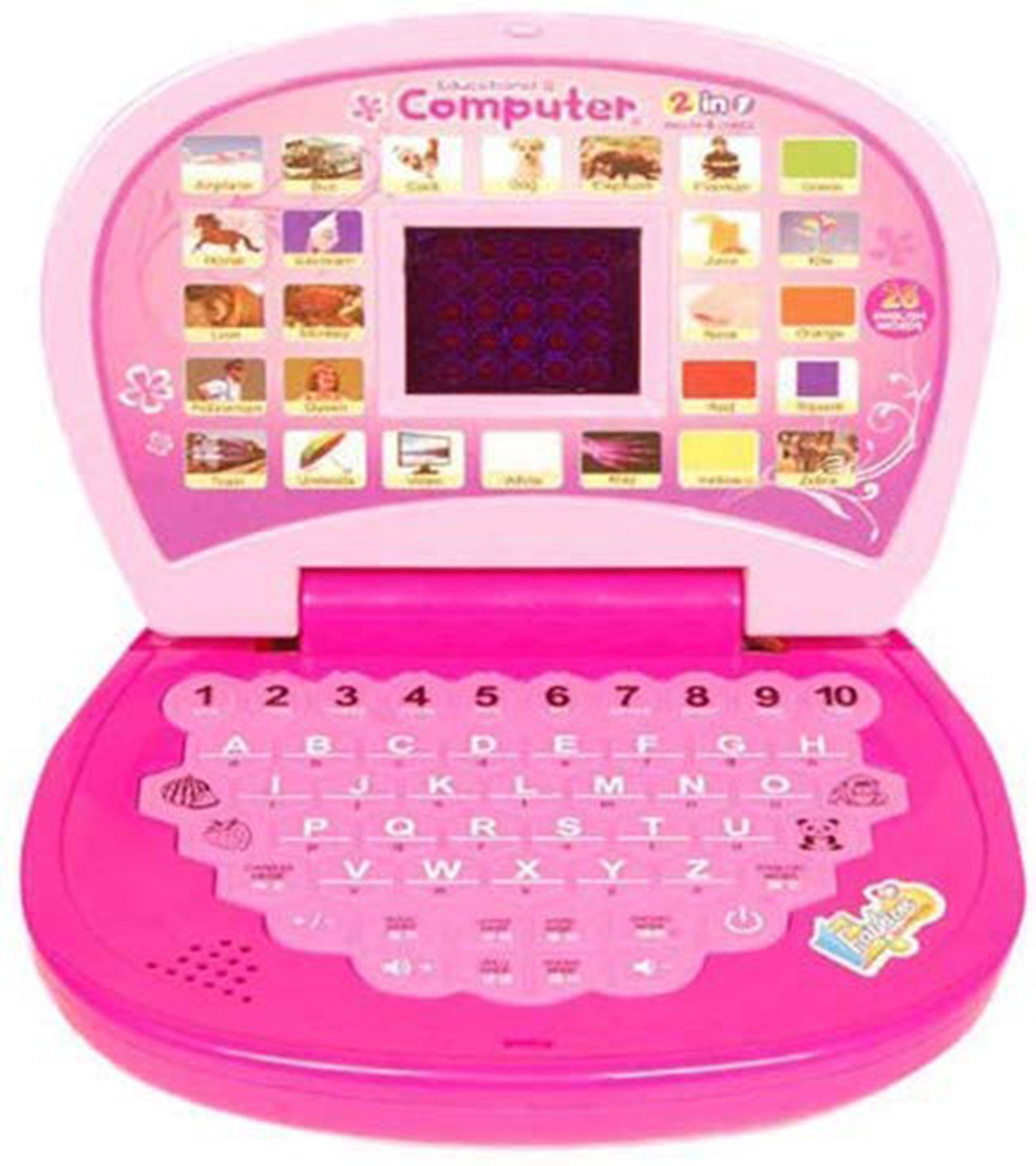 Educational Learning Kids Laptop With LED Display & Music (Multicolor)-image-28