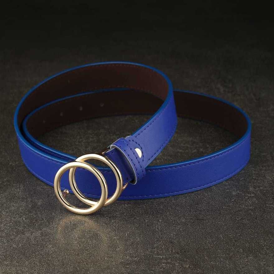 heneda Women Casual Blue Synthetic Belt-picture-23
