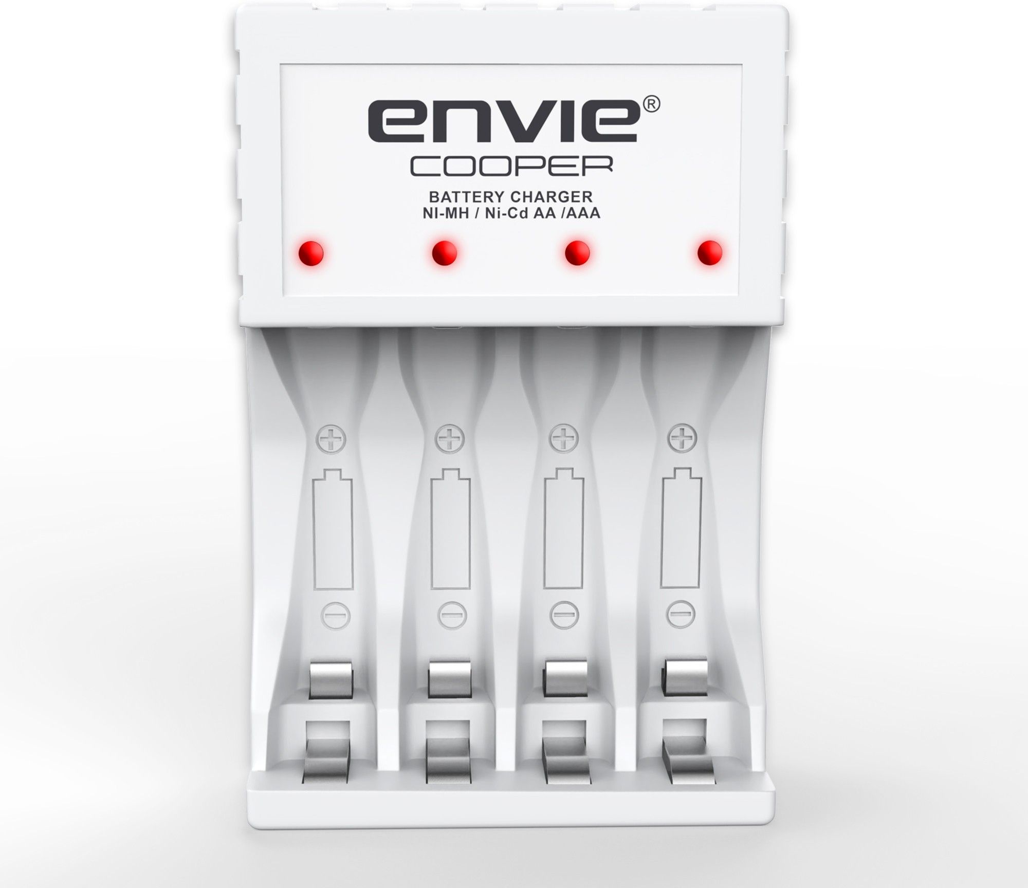 Envie Ultra Fast Charger ECR 20 MC | For AA & AAA Ni-mh Rechargeable Batteries | With LED Indicator | 600MA output current| Compatible with Power Banks | Car Charger | Laptop | Travel Adapter (White) (ECR 20 MC)Camera Battery Charger-image-9