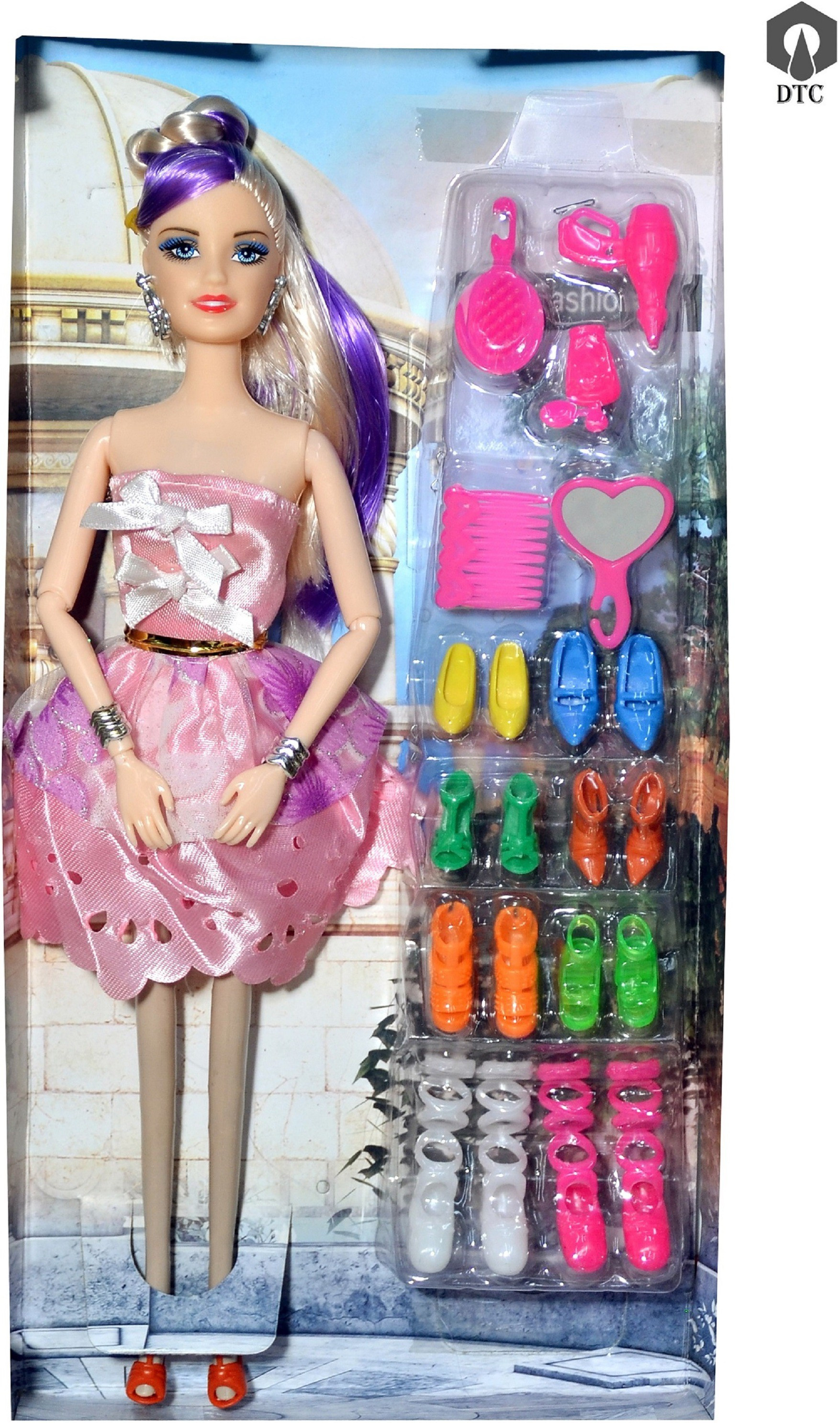 mohini collection New Hand Foldable Doll with Many Shoes image 1