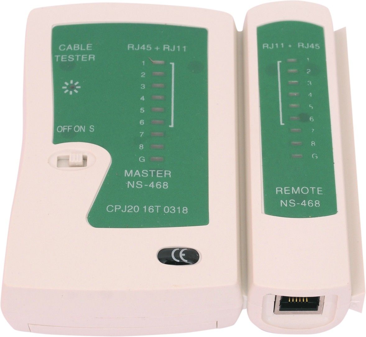 Hs Network LAN Cable Tester RJ45 / RJ11 / RJ12 / Cat5 Network Interface Card (White) Network Interface Card (White, Grey) Network Interface Card