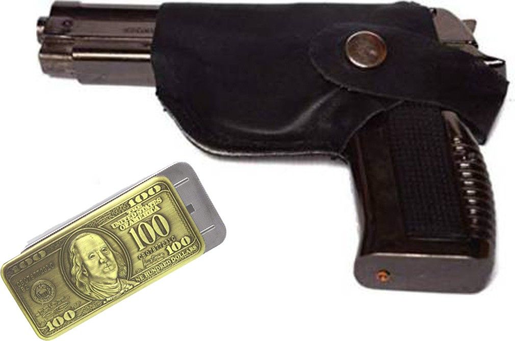 sls flame 100 DOLLAR Shaped And 608 Heavy Metal Pistol Shaped Lighter Red Flame Cigarette Pocket Lighter Pack Of 2 Pocket Lighter-picture-29