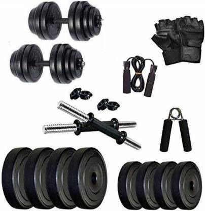 sbr sports 8 kg 8KG PVC PLATE COMBO Home Gym Combo-picture-19