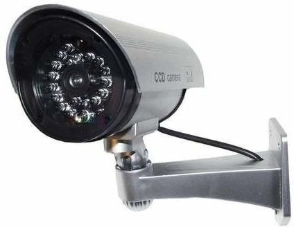 Vidisa Realistic Look Dummy Security CCTV Bullet Camera with LED Light Indication Camera Housing