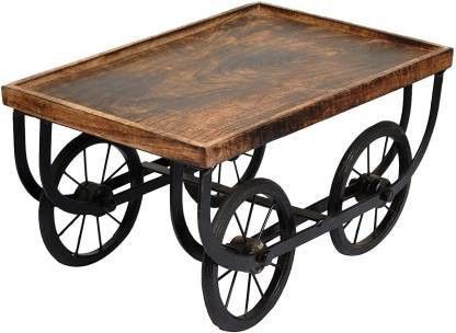 Wooden Thela Shaped Snacks Serving Tray Tray (Tray) Tray-image-31