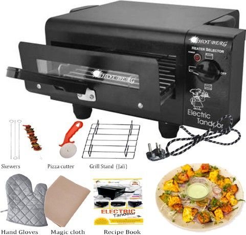 "11 Inches "nano size Regulator system electric tandoor (Black) Electric Tandoor