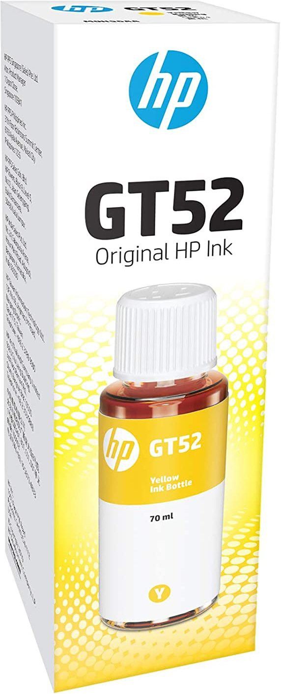 HP GT52 for HP 315, 316, 319, 416,500, 515, 525, 516, 530, 580, 585 Yellow Ink Bottle