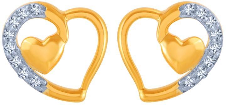 PC Chandra Jewellers Yellow Gold 18kt Stud Earring-image-19