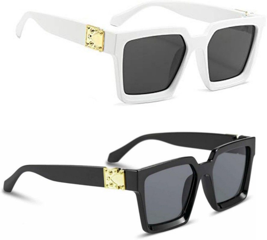 eyellusion UV Protection, Polarized Retro Square Sunglasses (60)-picture-13