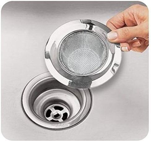 Kitchen Sink Stainless Steel Pop-Up Strainer