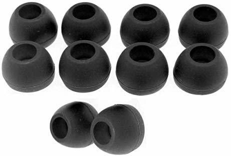 Dsquare Soft Silicone Multi Color Rubber Earbuds Tips Eartips Earpads in Earphones and Bluetooth Compatible with Sennheiser Skullcandy Samsung Sony JBL Mi Beats Medium Size (5 Pair) 10 Pcs Pack In The Ear Headphone Cushion-image-49