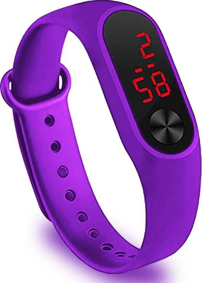 connate enterprise M2 Black LED Band Unisex Watch For Kids-image-49