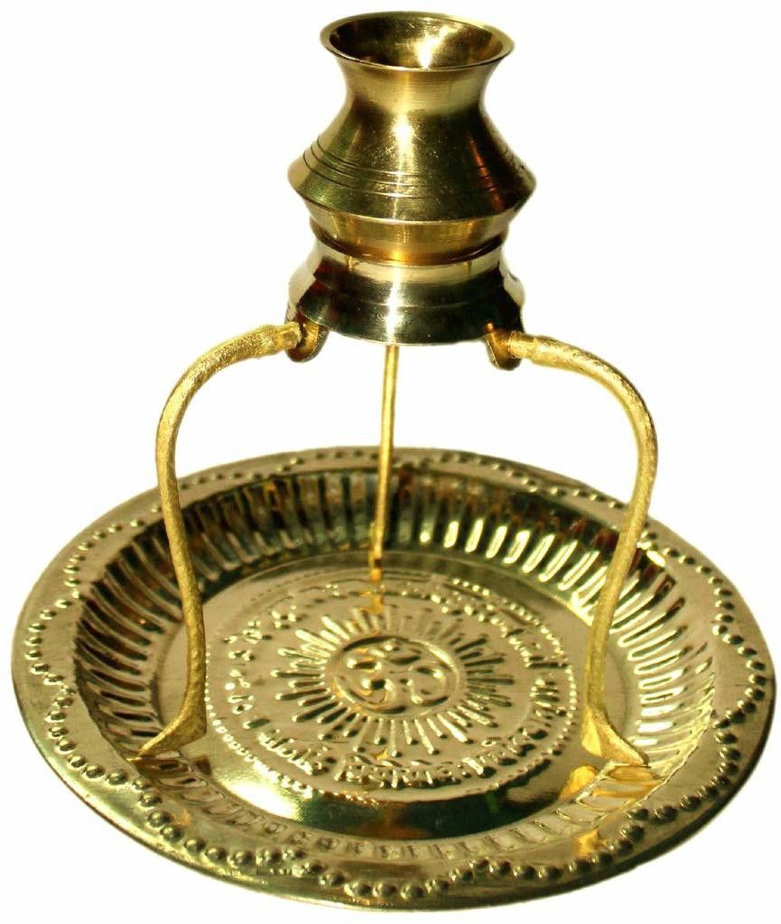shivling stand , shivling abhishek stand for pooja kalash, brass shivling stand Gold