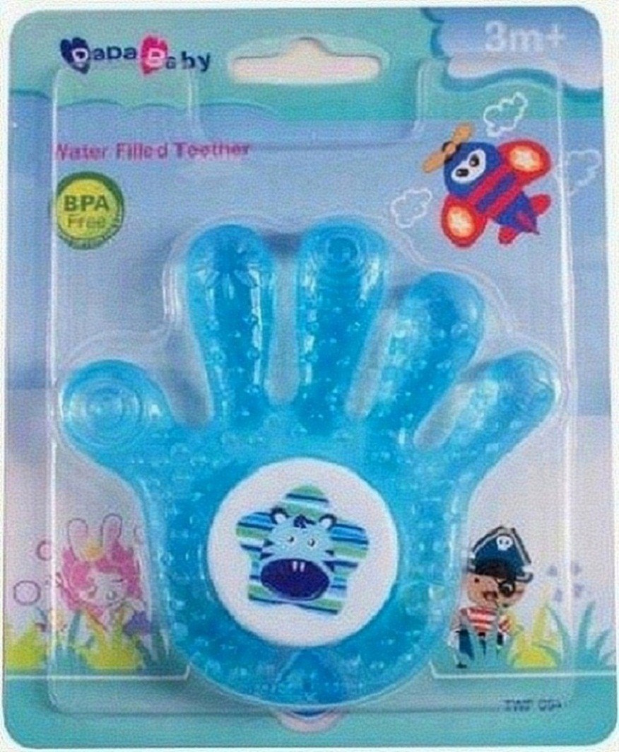 huddibaba Baby Teether Soft Water Finger Teether, .For New Born Babies . Teether image 1