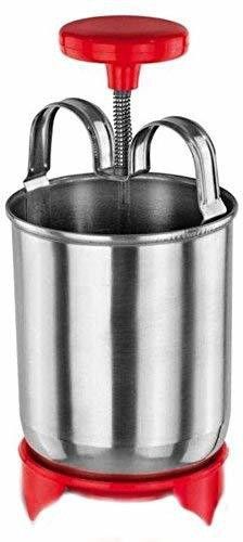 vijay export Stainless Steel Medu Vada Maker Machine with Stand for Kitchen ( pack of 1 ) Vada Maker-picture-29