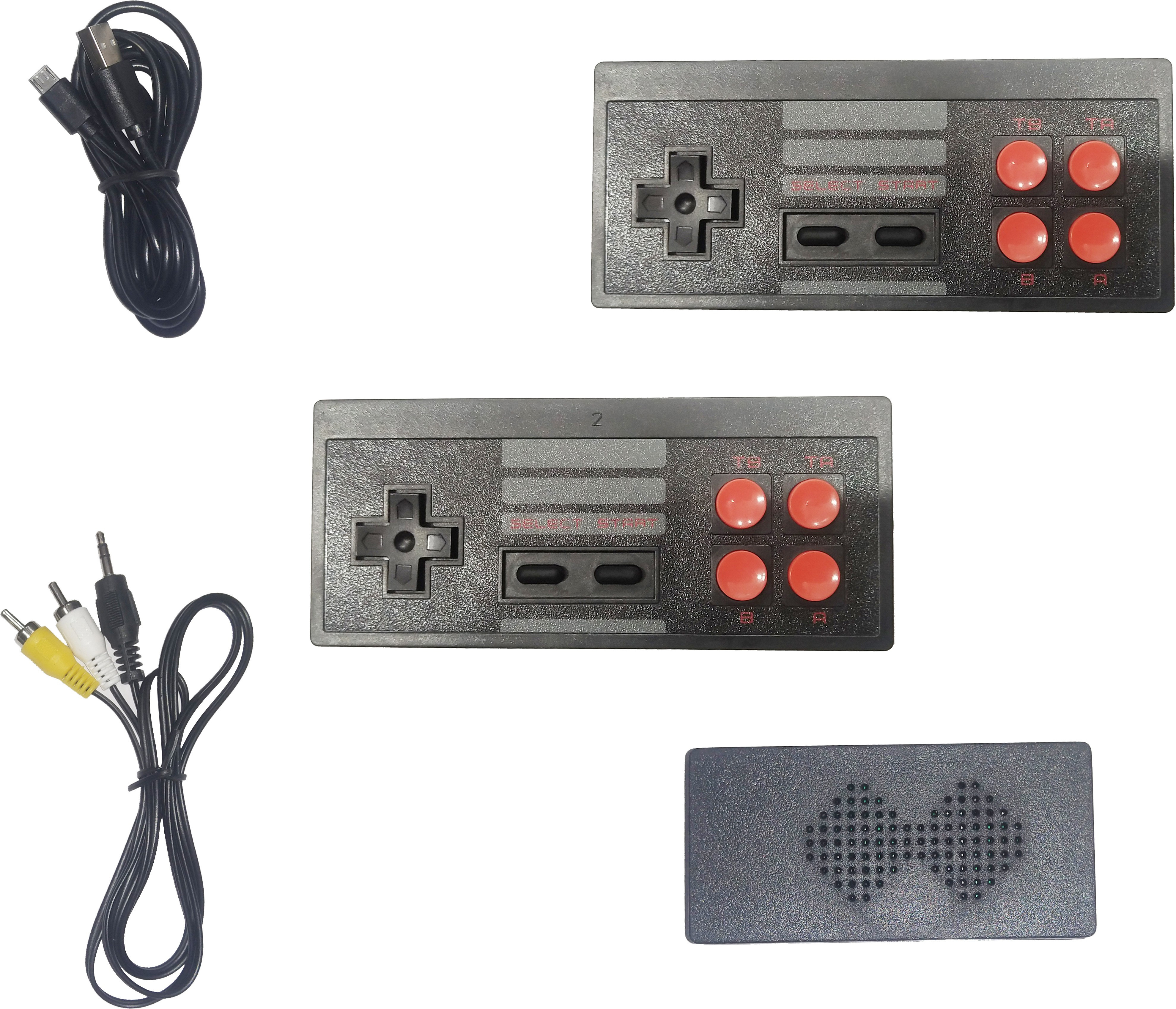 NOWAIT EX5665122 Mini 4K Video Game Console Dual Players And Retro Build In Real 568 Classic Games Wirless Controller with 600 Games image 1