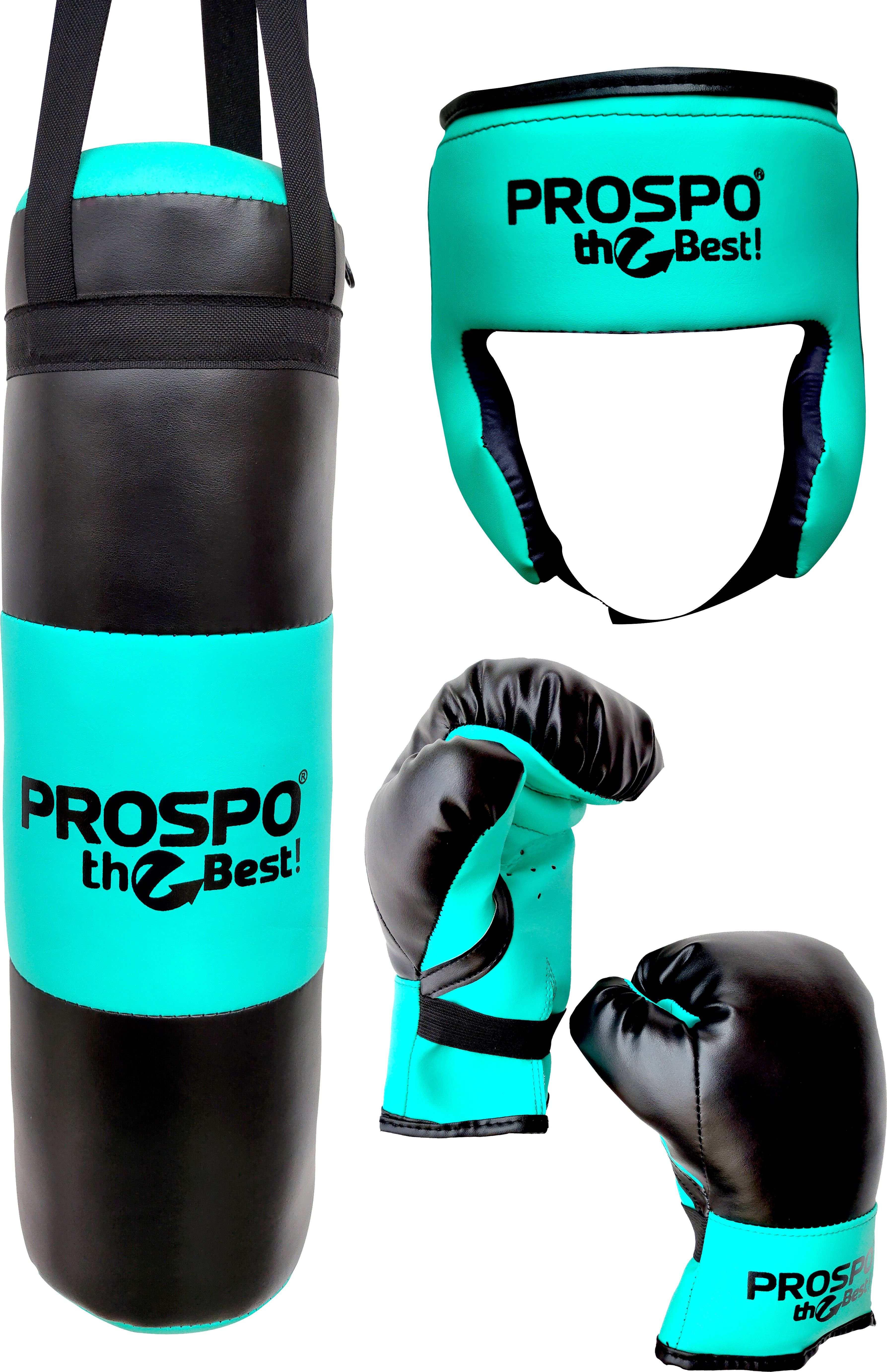 prospo Boxing Kit, Boxing Set, Champ Boxing Set for Age 1-8 Yrs (Turquoise Black) Fitness Accessory Kit Kit-picture-40