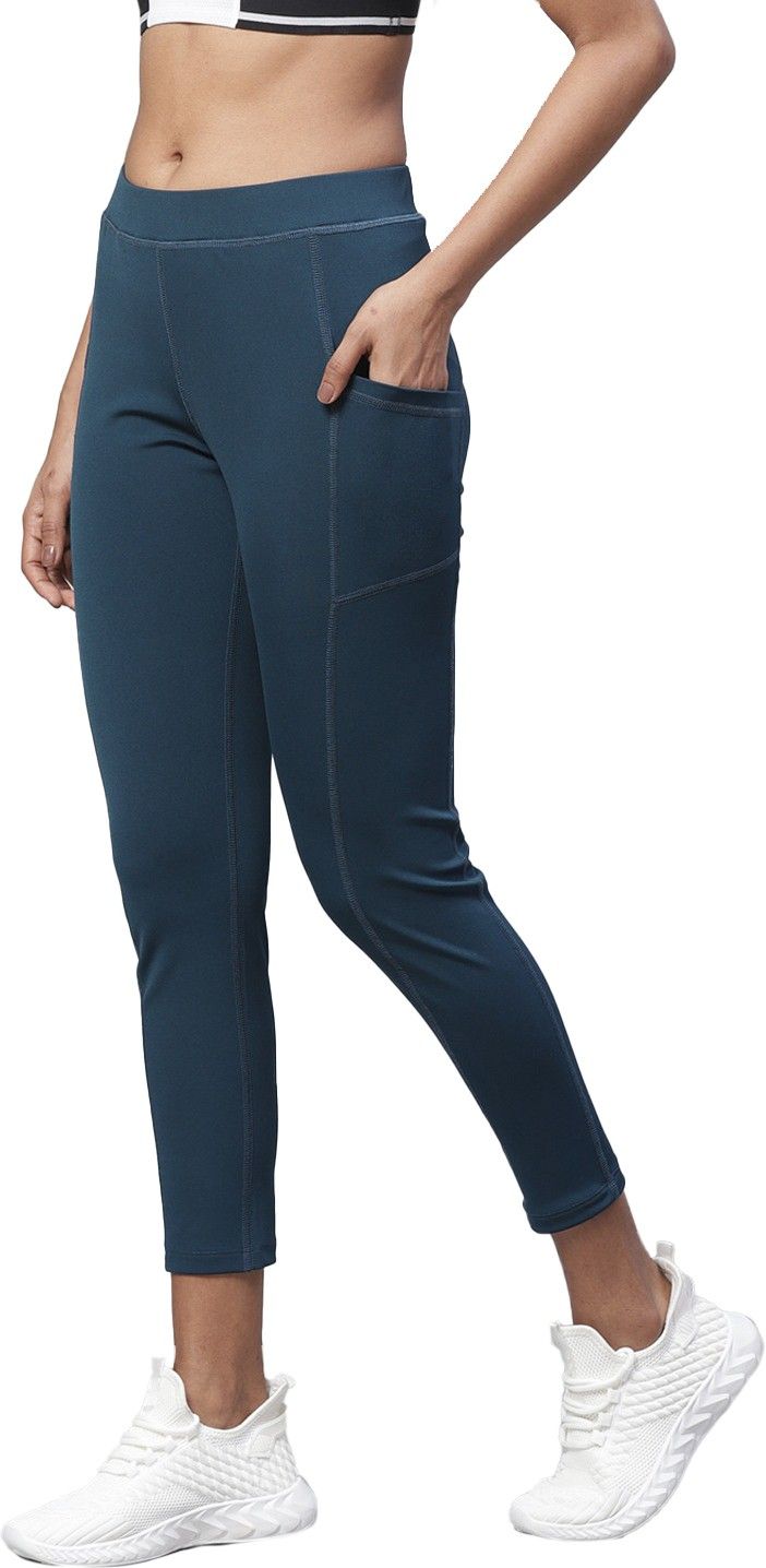 chkokko Solid Women Green Tights-picture-19