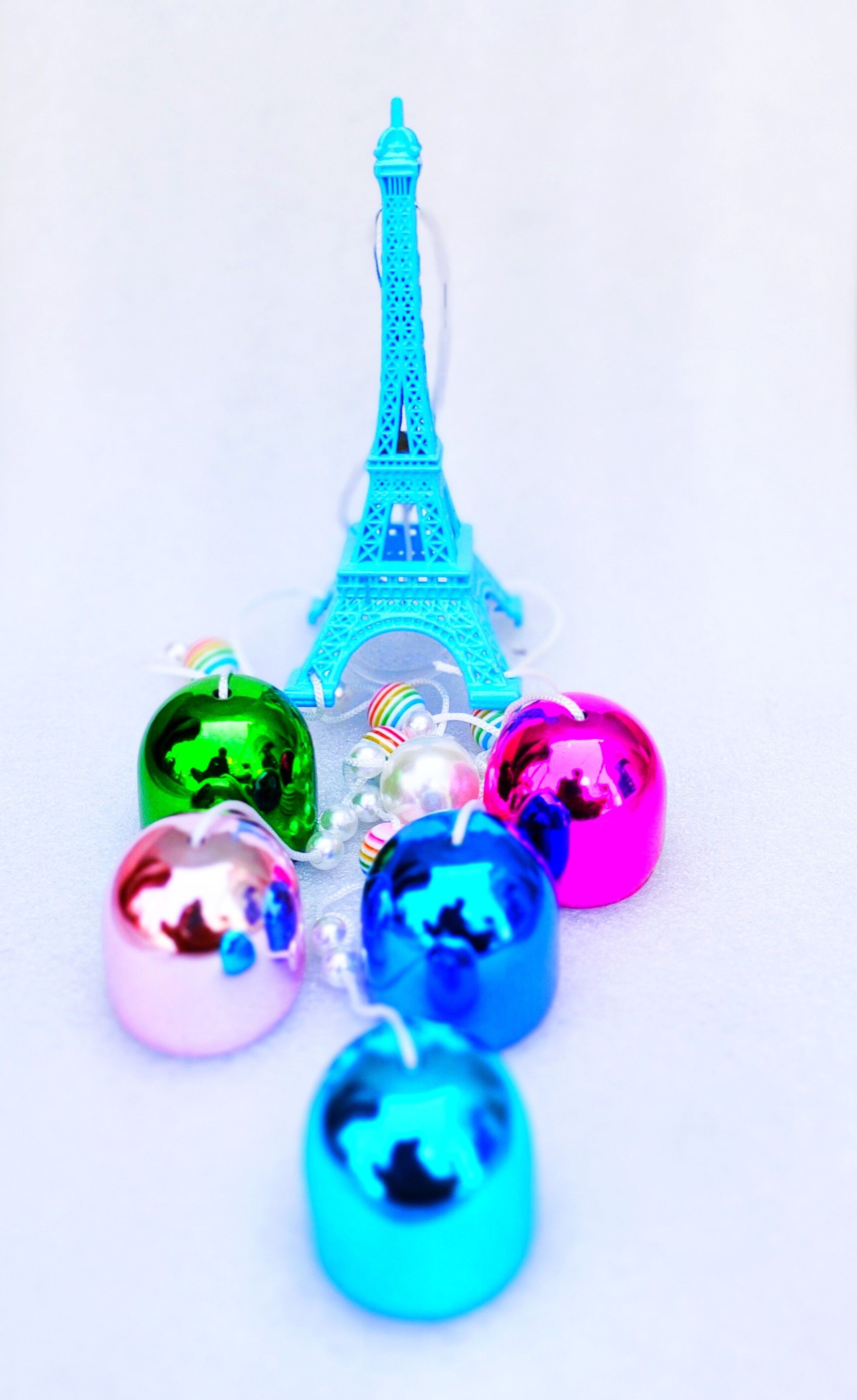prajastore Multi color Eiffel Tower Wind Chime For Home Decoration Balcony, Garden Gallery Office Bedroom with Good Sound Quality The Positive Energy metal wind chime Iron Windchime-picture-11