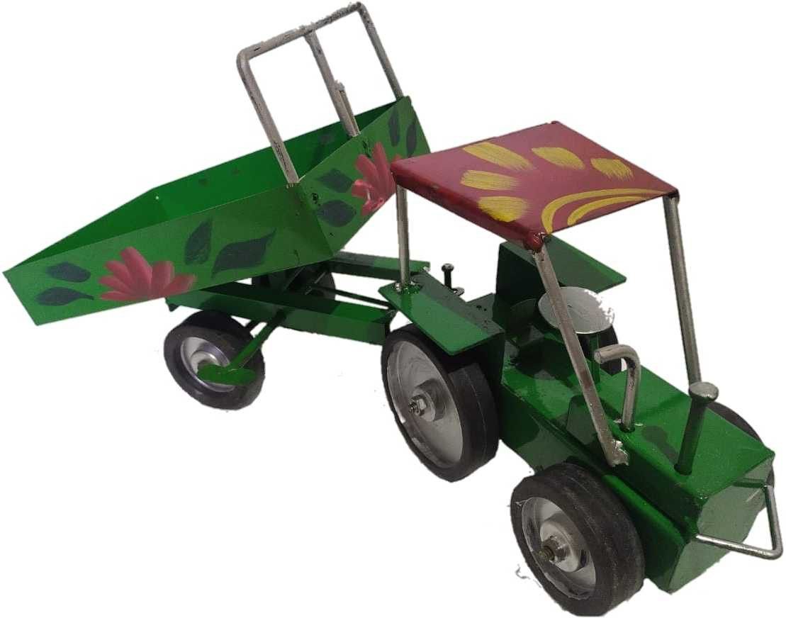 Metal tractor with designable and colorful Trolly , Unbreakable Large and Long lasting Toy cum Show piece (Pack of: 1)-image-41