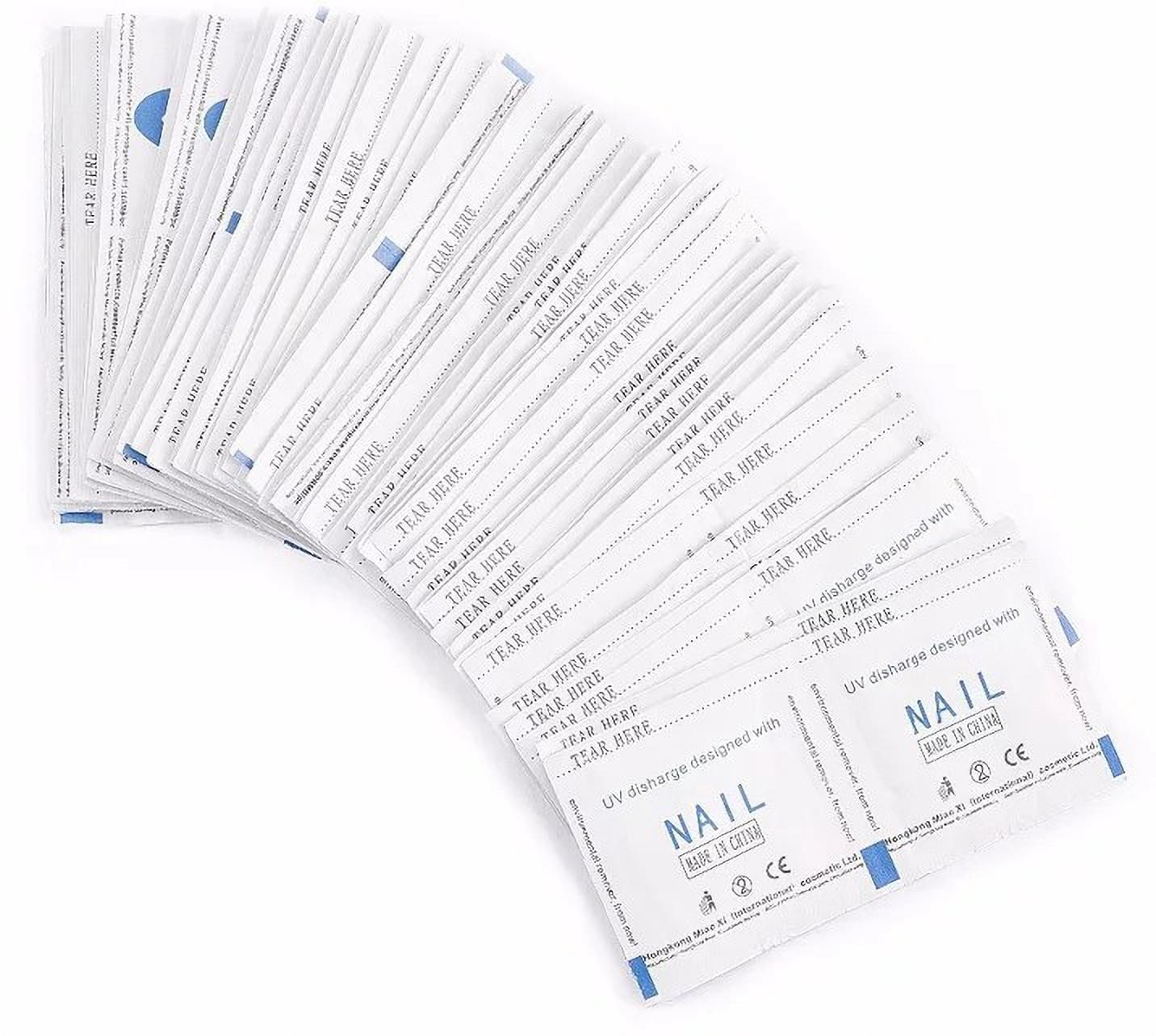 200 Pcs Gel Polish Remover Wraps Pads Manicure Polish Remove Tools Wipes Paper Pads