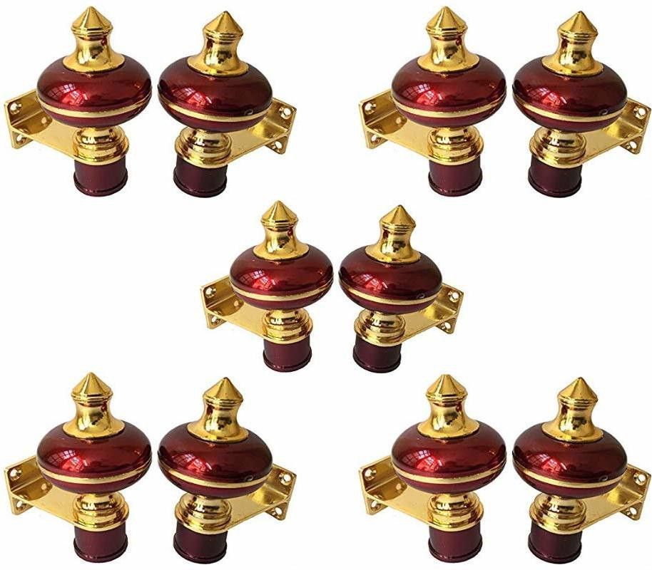 Gold Rod Rail Bracket, Curtain Knobs, Rod Rail Bracket Metal-image-27
